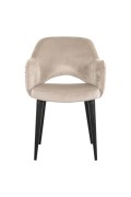 RICHMOND krzesło GIOVANNA beżowy welur / trendy róż - Richmond Interiors